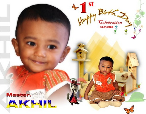 First Birthday.
